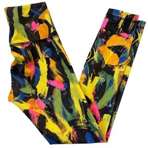 EUC Lululemon Wunder Train High Rise Leggings Size 4 Retail $118.00